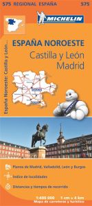 Michelin Regional Map - 575-Castilla y Leon, Madrid