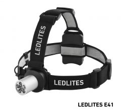 LEDLite Head Torch Series - E41 LED Head Torch - Black/Red (7041)