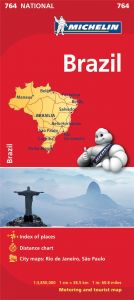 Michelin National Map - 764-Brazil