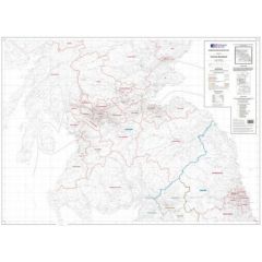 OS Admin Boundry Map - Southern Scotland & Northumberland