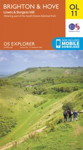 OS Explorer Leisure - OL11 - Brighton & Hove