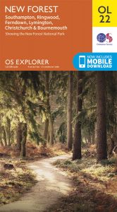 OS Explorer Leisure - OL22 - New Forest