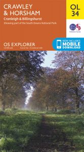 OS Explorer Leisure - OL34 - Crawley & Horsham