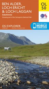 OS Explorer Leisure - OL50 - Ben Alder, Loch Ericht & Loch Laggan
