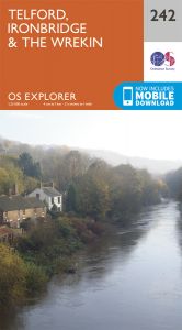OS Explorer - 242 - Telford, Ironbridge & The Wrekin
