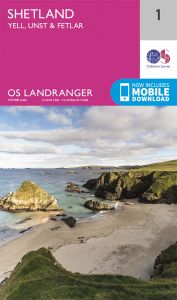 OS Landranger - 1 - Shetland – Yell, Unst and Fetlar