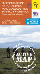 OS Explorer Active - 13 - Brecon Beacons National Park - Eastern Area