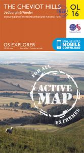 OS Explorer Active - 16 - The Cheviot Hills