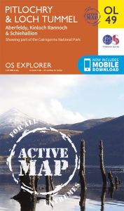 OS Explorer Active - 49 - Pitlochry & Loch Tummel