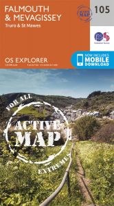 OS Explorer Active - 105 - Falmouth & Mevagissey
