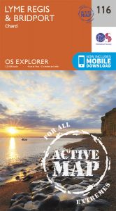 OS Explorer Active - 116 - Lyme Regis & Bridport