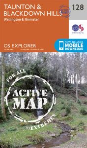 OS Explorer Active - 128 - Taunton & Blackdown Hills