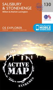 OS Explorer Active - 130 - Salisbury & Stonehenge