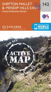 OS Explorer Active - 142 - Shepton Mallet & Mendip Hills