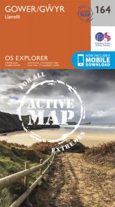 OS Explorer Active - 164 - Gower/Gwyr