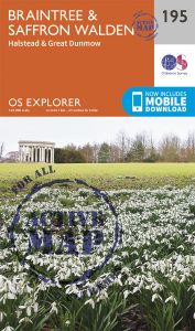 OS Explorer Active - 195 - Braintree & Saffron Walden