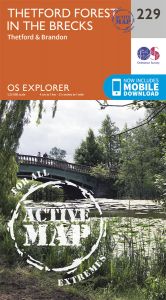 OS Explorer Active - 229 - Thetford Forest in The Brecks