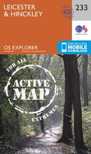 OS Explorer Active - 233 - Leicester & Hinckley