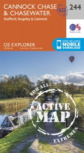 OS Explorer Active - 244 - Cannock Chase & Chasewater