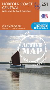 OS Explorer Active - 251 - Norfolk Coast Central