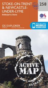 OS Explorer Active - 258 - Stoke-on-Trent & Newcastle-under Lyme