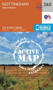 OS Explorer Active - 260 - Nottingham