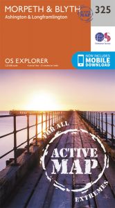 OS Explorer Active - 325 - Morpeth & Blyth