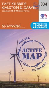 OS Explorer Active - 334 - East Kilbride, Galston & Darvel