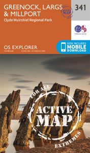 OS Explorer Active - 341 - Greenock, Largs & Millport