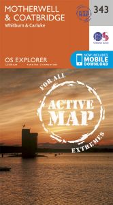 OS Explorer Active - 343 - Motherwell & Coatbridge