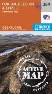 OS Explorer Active - 389 - Forfar, Brechin & Edzell