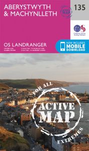 OS Landranger Active - 135 - Aberystwyth & Machynlleth