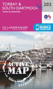 OS Landranger Active - 202 - Torbay & South Dartmoor, Totnes