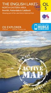 OS Explorer Active - 5 - The English Lakes - North Eastern