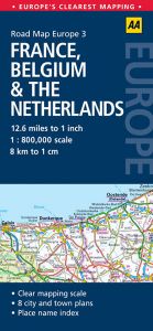 AA - Road Map Europe - France, Belgium & The Netherlands
