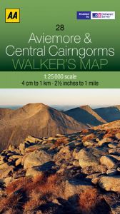 AA - Walker's Map 28 - Aviemore & Central Cairngorms