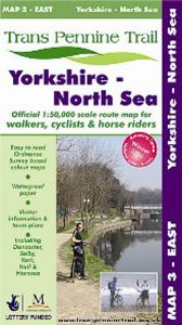 Trans Pennine Trail - Map 3 - East - Yorkshire to North Sea