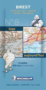 Michelin Historical Map - Brest (Pre WW1 & Today)