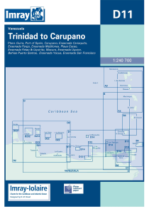 Imray D Chart - Trinidad To Carupano (D11)
