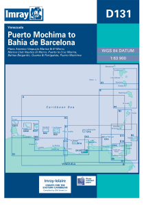 Imray D Chart - Porto Mochima To Bahia De Barcelona (D131)