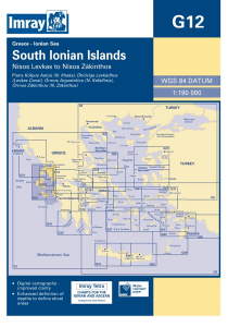Imray G Chart - South Ionian Islands (G12)