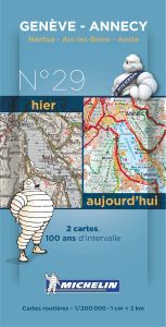Michelin Historical Map - Geneve/Annecy (Pre WW1 & Today)