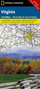 National Geographic - State Guide Map - Virginia