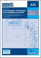 Imray A Chart - St Eustatius, St Christopher, Montserrat & Nevis (A25)