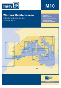 Imray M Chart - Western Mediterranean (M10)