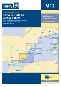 Imray M Chart - Coasta Blanca, Cabo De Gata To Denia & Ibiza (M12)