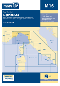Imray M Chart - Ligurian Sea (M16)
