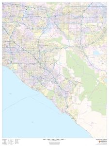 Orange County, California Map