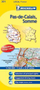 Michelin Local Map - 301-Pas-de-Calais, Somme