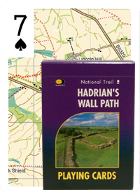 Harvey Map Playing Cards - Hadrians Wall Path